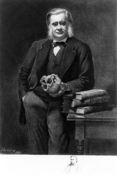 トーマス・ヘンリー・ハクスリー教授（英国の生物学者 作： Unbekannt