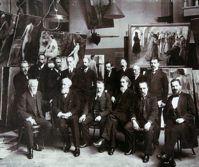 ロシア芸術アカデミーの教授、1913 作： Unbekannt