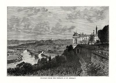 1879年、フランス、サンジェルマンのテラスからの展望 作： Unbekannt