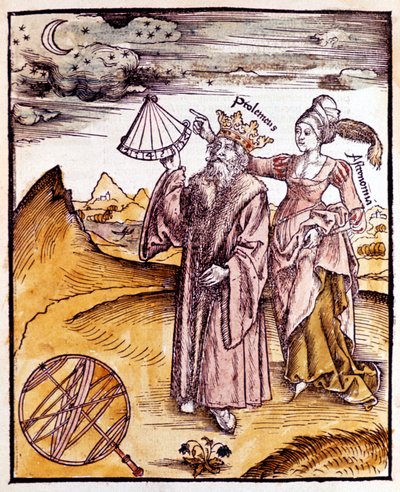 プトレマイオス、アレクサンドリアギリシャの天文学者、地理学者、1508年 作： Unbekannt