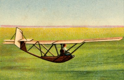 1932年にドイツのRhön-RossittenSocietyの滑走学校でツェグリングトレーニンググライダーの生徒。 作： Unbekannt