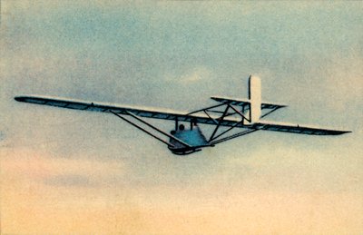 カムフラージュされたゼーグリングトレーニンググライダーの生徒、1932年。 作： Unbekannt