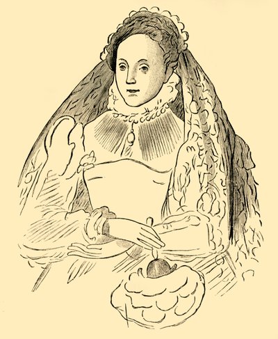 エリザベス女王、1881年。 作： Unbekannt