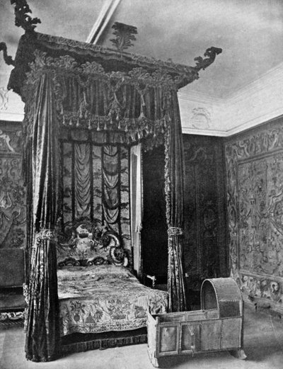 クイーンエリザベスベッド、ハドンホール、ダービーシャー、1924-1926 作： Unbekannt