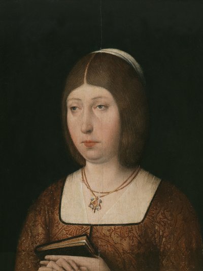カスティーリャのイザベラ女王、c。 1490 作： Unbekannt