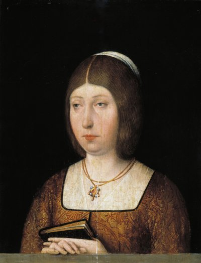カスティーリャのイザベラ女王、c。 1490 作： Unbekannt