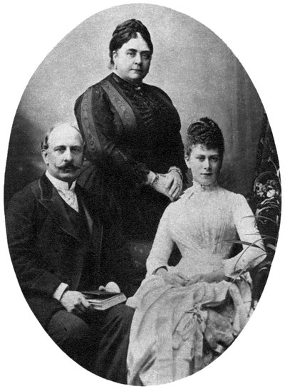 メアリー女王と彼女の両親、デュークアンドテュック公爵夫人、c1890-1900、1935 作： Unbekannt