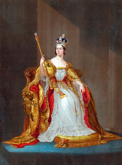 ビクトリア女王1819-1901、1838 作： Unbekannt