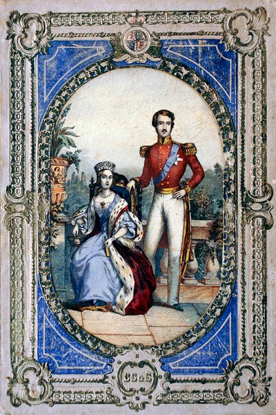 ビクトリア女王とアルバート王子、1840 年代 作： Unbekannt