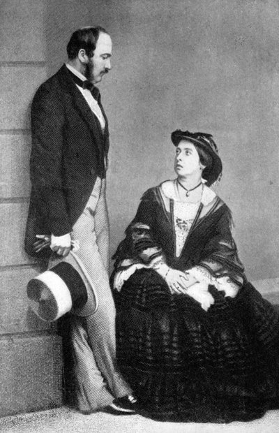 ビクトリア女王と王子の配偶者、1860年 作： Unbekannt