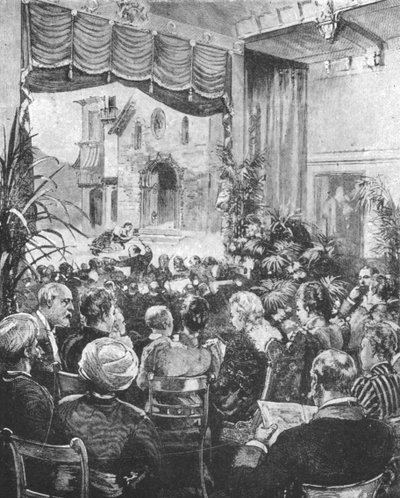 ビクトリア女王、ウィンザーでカヴァレリアルスティカーナを聴いた、1891年、1901年。 作： Unbekannt