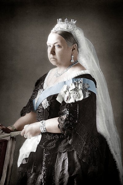 イギリスのビクトリア女王、c1890 作： Unbekannt
