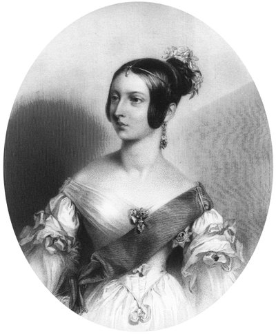 若いときのビクトリア女王、c1830s 作： Unbekannt