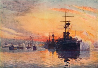 ビクトリア女王最後の航海、1901年2月1日、1906 作： Unbekannt