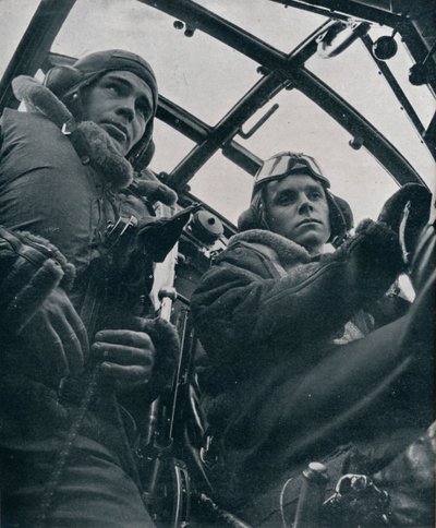 RAF爆撃機パイロットおよび第2パイロット、1941年 作： Unbekannt