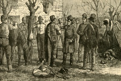 ラデツキー、勝利後のノバラ1849、1890年。 作： Unbekannt