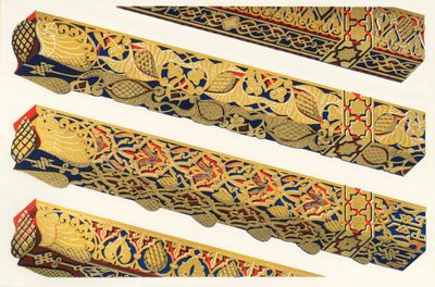 戸口の屋根の垂木が、1907年にトカドールデラレイナの下で破壊されました。 作： Unbekannt