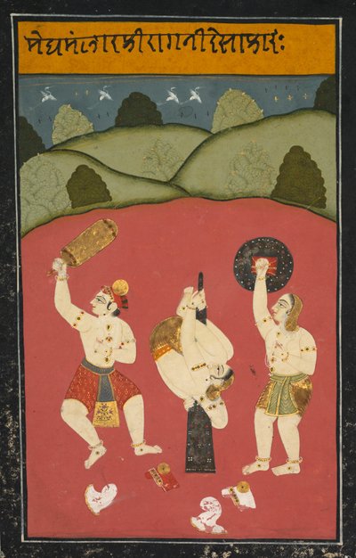 MeghamalharのRagini Desakh、c。 1770–1790。 作： Unbekannt