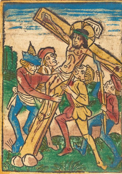 十字架を上げる、c。 1490年。 作： Unbekannt