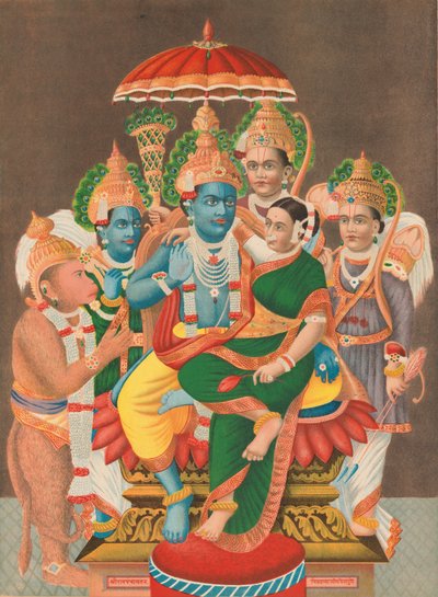 Rampanchayatam Ram の集会、1878 年。 作： Unbekannt