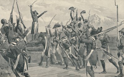 1796、1896年に決して誓いを誓わないランポン兵士 作： Unbekannt