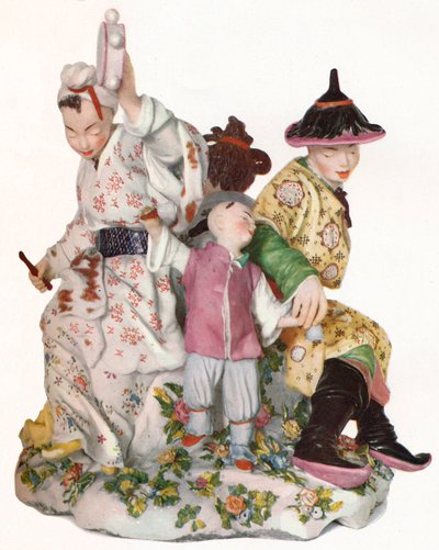 レッドアンカー時代の珍しい、非常に大きく重要なチェルシーグループ、C1752。 1923 作： Unbekannt