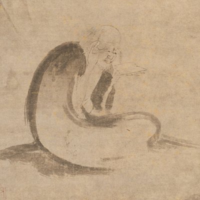 月光による読経、約。 1332年。 作： Unbekannt