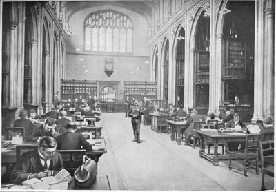 読書室、ギルドホール図書館、ロンドン市、c1903 1903 作： Unbekannt