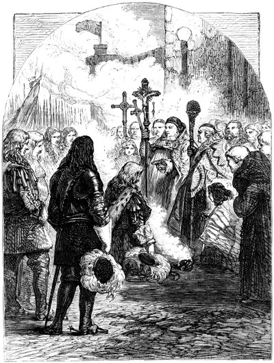1689年、ダブリンでのジェームズ2世のレセプション 作： Unbekannt