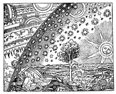 19世紀の中世宇宙の概念の再構築 作： Unbekannt
