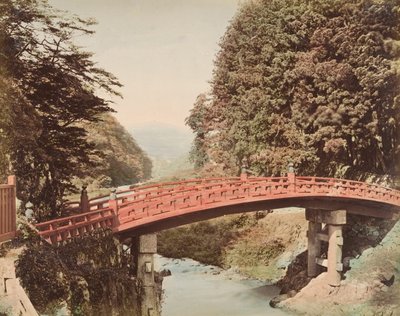 [赤い橋]、1870年代。 作： Unbekannt