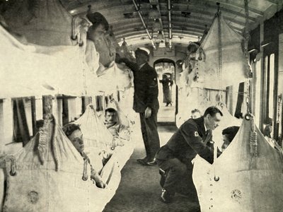 赤十字列車、1919年。 作： Unbekannt
