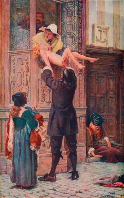 1665年、1905年、ロンドンのペストから減少 作： Unbekannt