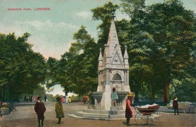 リージェンツパーク、ロンドン、c1910。 作： Unbekannt