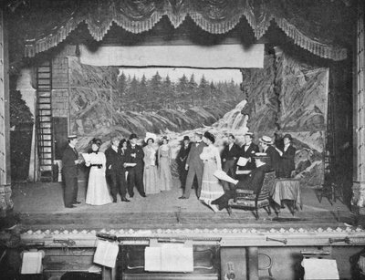 普通のドレスでの演劇のリハーサル、ロンドン、c1901 1901 作： Unbekannt
