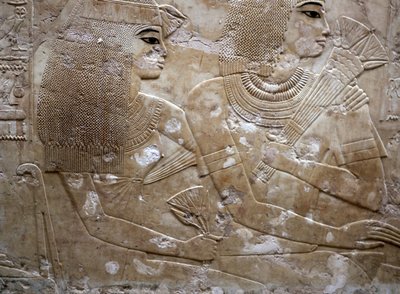 紀元前14世紀、エジプトのルクソールにあるラモーゼの墓からの救済 作： Unbekannt