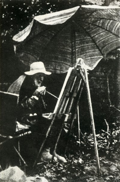 屋外でのルノワール絵画、c1910s、1947。 作： Unbekannt