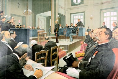 アルバートドレイファスの再審、レンヌ、フランス、1899年 作： Unbekannt
