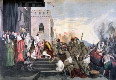 クリストファーコロンブスの帰還、1892年 作： Unbekannt