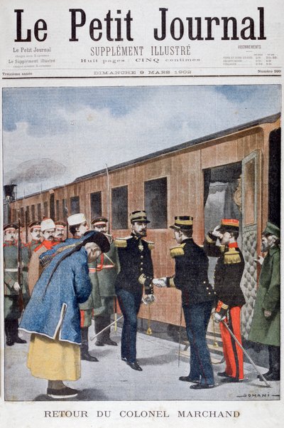 マーチャンド大佐の中国への帰還、1902年 作： Unbekannt