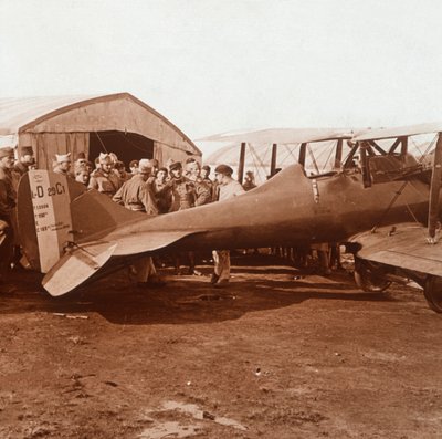 戦闘機の戻り、c1914-c1918 作： Unbekannt