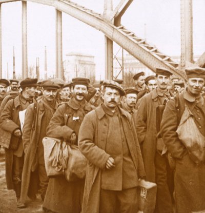 アルザスロレーヌからの兵士の帰還、c1914-c1918 作： Unbekannt