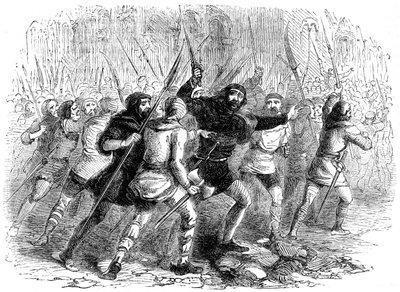 1141年のマチルダに対するロンドン市民の反乱 作： Unbekannt