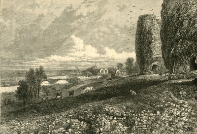 Rhuddlan Castle and Marshes、1898年。 作： Unbekannt