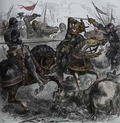 ボスワースのリチャード3世、1485年8月22日、c1880 作： Unbekannt