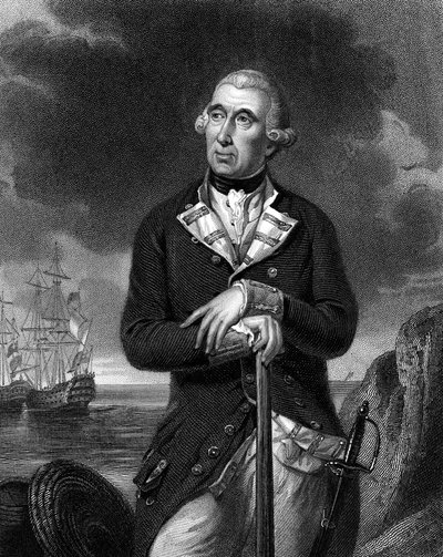 リチャード・ケンペンフェルト1718-1782、スウェーデン出身のイギリス海軍将校 作： Unbekannt
