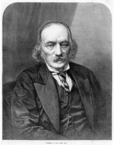 リチャードオーウェン、英語の解剖学者および古生物学者、1872年 作： Unbekannt