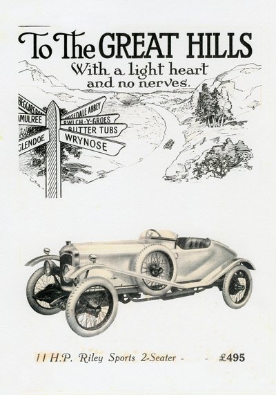 ライリーMPH 2シータースポーツ、c1920s 作： Unbekannt