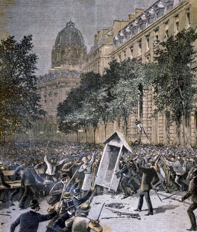 1893年のパリ暴動 作： Unbekannt