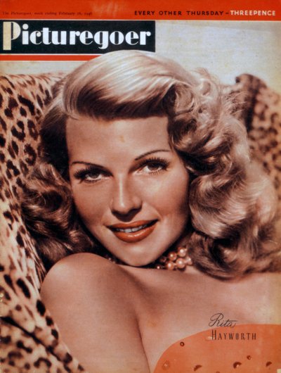 リタヘイワース1918〜1987年、アメリカの女優、1946年 作： Unbekannt
